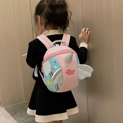 Mochila Escolar Jardín Infantes Niñas Unicornio Almacen Jer-3