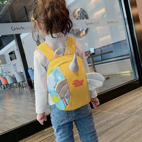 Mochila Escolar Jardín Infantes Niñas Unicornio Almacen Jer-5