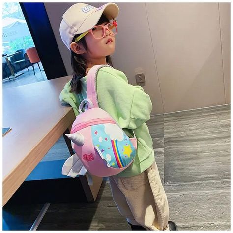 Mochila Escolar Jardín Infantes Niñas Unicornio Almacen Jer-6