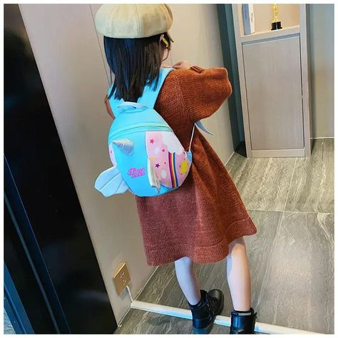 Mochila Escolar Jardín Infantes Niñas Unicornio Almacen Jer-7