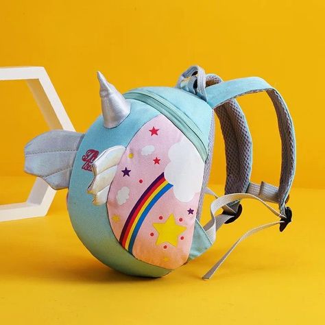 Mochila Escolar Jardín Infantes Niñas Unicornio Almacen Jer-9