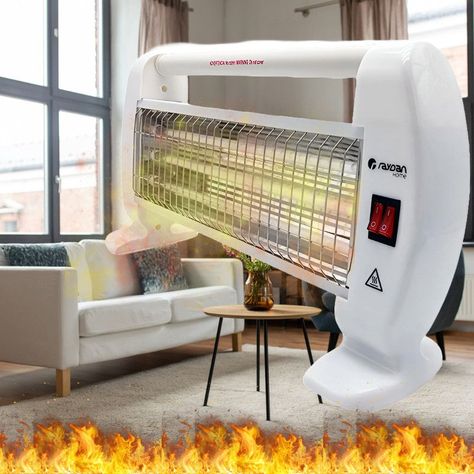 Calefactor Hogar Halógeno Cuarzo Barras Rondon-5