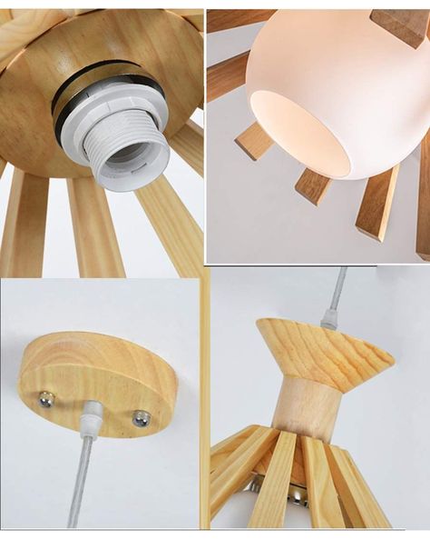Colgante Techo Lámparas Cristal creativa Comedor Rondon-4