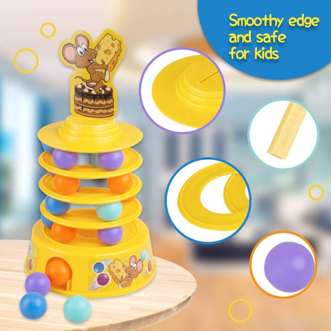 Juego Mesa Equilibrio Niños Ratón Diversión Rondon-4