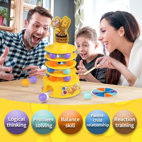 Juego Mesa Equilibrio Niños Ratón Diversión Rondon-7