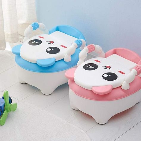 Pelela Orinal Panda Bebé Tazón Inodoro Animados Niños Rondon-1