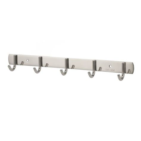 Colgador Pared Percha 5 Ganchos Abrigo Ahorro Espacio Rondon-0