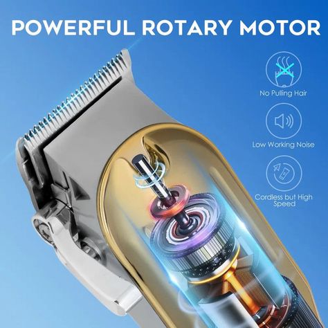 Cortadora Pelo Eléctrica Recargable De Alta Calidad Rondon-4