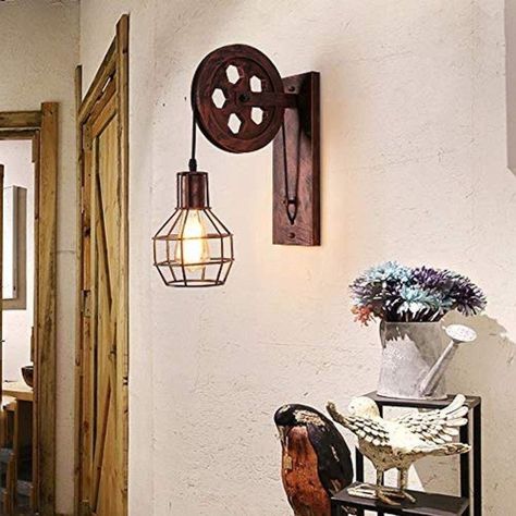 Aplique Pared Interiores Jaula Vintage Rondon-3
