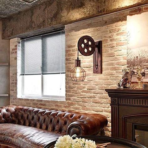 Aplique Pared Interiores Jaula Vintage Rondon-7