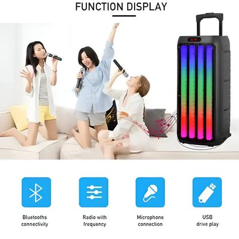 Parlante Portatil Altavoz Alta Potencia Musica Audio Rondon-2