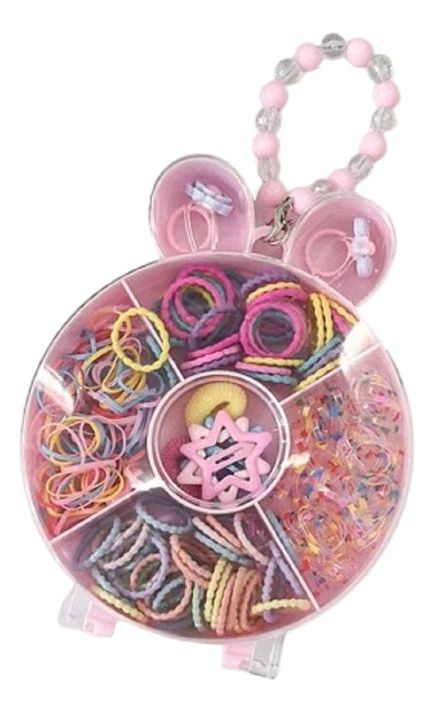 Set de 3 Pack Lazos Coleteros Niña Elásticos Cabello Jhn-0