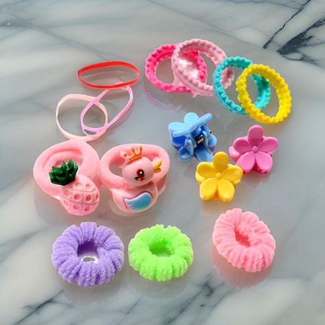 Set de 3 Pack Lazos Coleteros Niña Elásticos Cabello Jhn-6