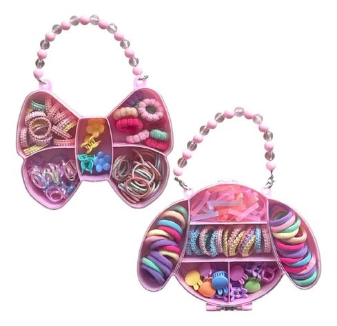 Set de 3 Pack Lazos Coleteros Niña Elásticos Cabello Jhn-8