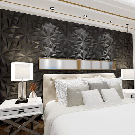 Panel Pared 3D Decoración Interior Flores Dormitorio Rondon-4