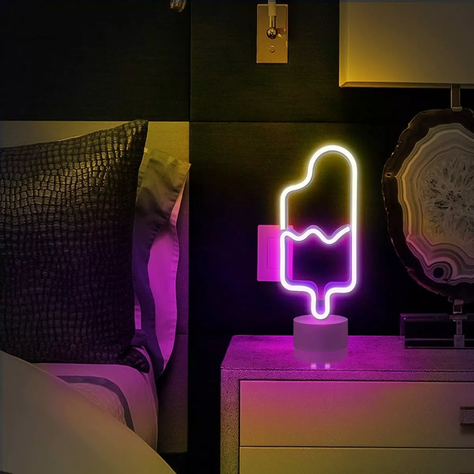 Lampara Paleta LED Neon Decorativa Fiesta Habitacion NiñoLau-6