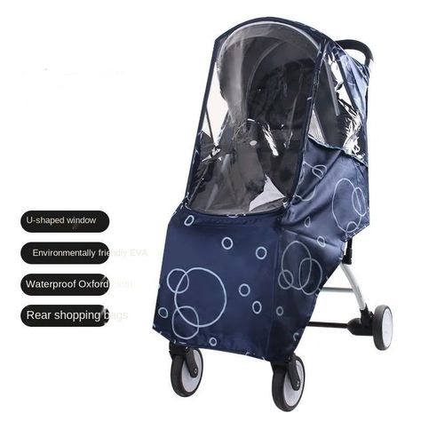 Funda Lluvia Coche Bebe Universal Impermeable Rondon-2