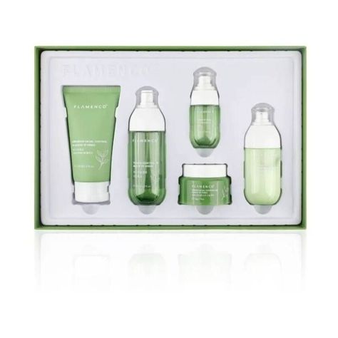 Kit SkinCare Facial Calmante Hidratante Te verde Piel Grasa-5