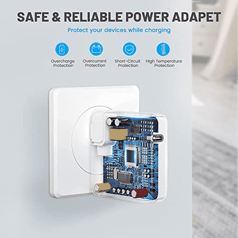 Adaptador Corriente Cargador Rápido USB C Portatil Rondon-8