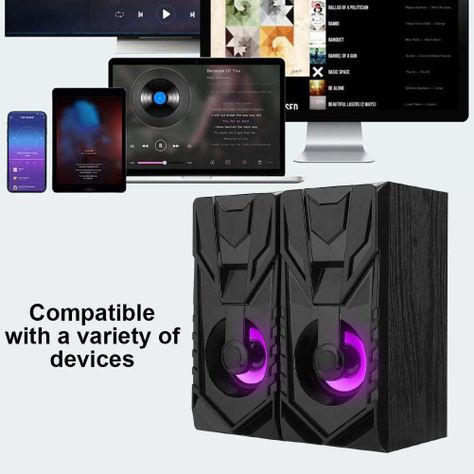 Altavoces Computadora Multimedia Sonido Envolvente-4