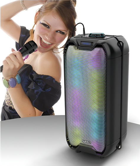 Parlante Portátil Altavoz Piscina Bluetooth RGB Audio Rondon-3