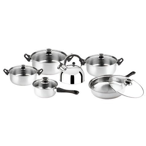 Juego Ollas Cocina Batería 12 Pzs Cacerolas Sarten Rondon-6