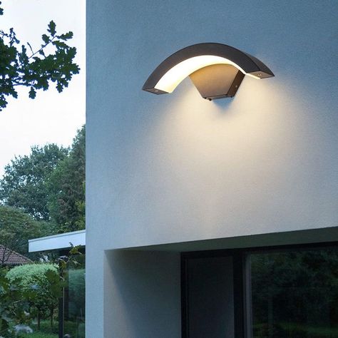 Aplique Luz Pared Impermeable LED 9W Exteror Jardin Lau-8