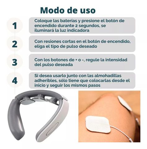 Masajeador Cuello Electroestimulador Cervical  Lau-5