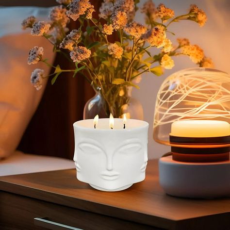 Maceta Plantas Cactus Ceramica Forma Cara Decorativo Lau-8