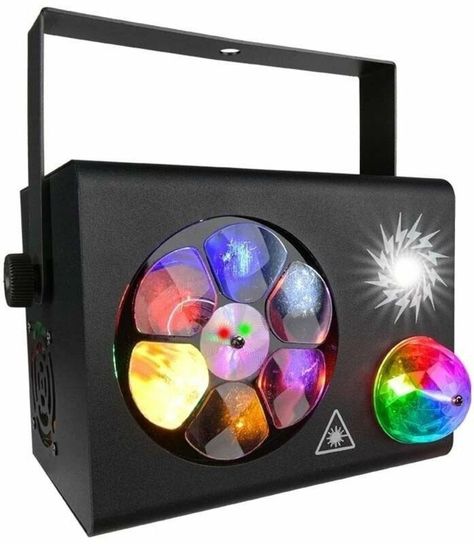 Maquina Luces Bola Magica Laser Efecto Estroboscopicas Lau-0