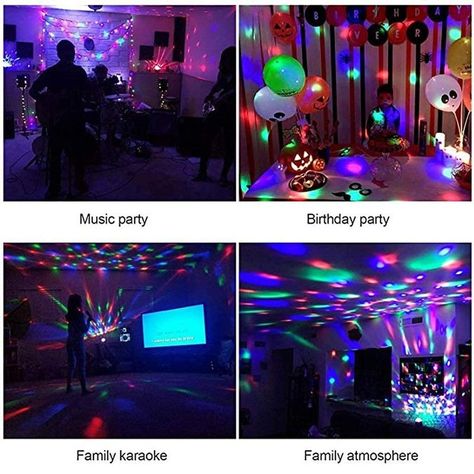 Maquina Luces Bola Magica Laser Efecto Estroboscopicas Lau-1