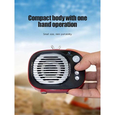 Parlante Pequeño Radio Recargable Portatil Portacelular Lau -4