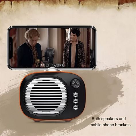 Parlante Pequeño Radio Recargable Portatil Portacelular Lau -7