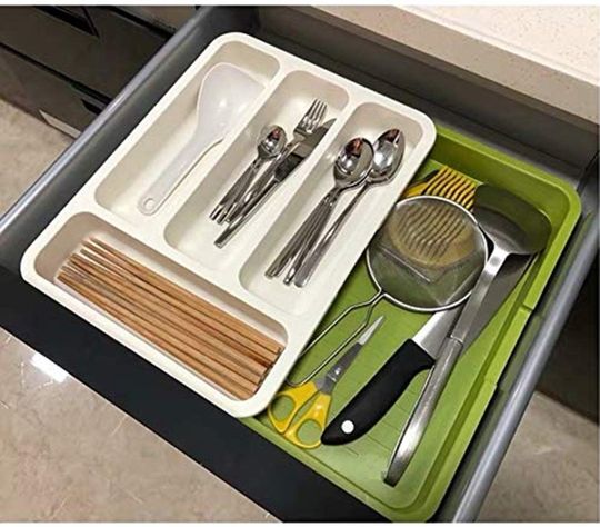 Bandeja Cubiertos Extensible Organizador Utensilios Rondon-5