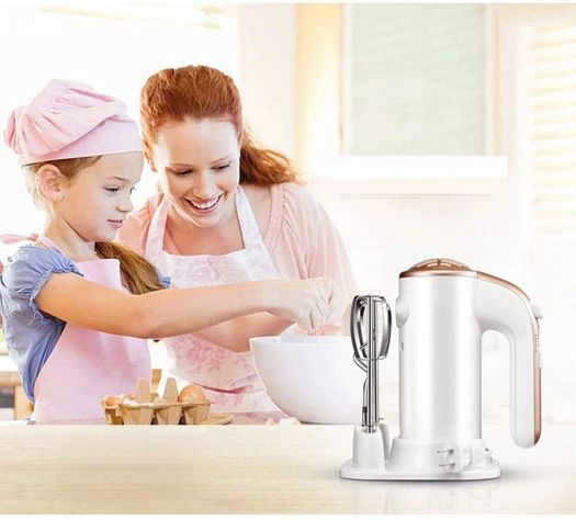 Batidora 200W Mano Mezcla Reposteria Torta Automatica Lau-2