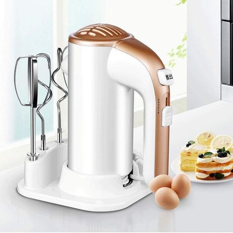 Batidora 200W Mano Mezcla Reposteria Torta Automatica Lau-3