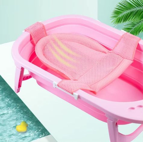 Set 3 Mallas Tina Asiento Soporte Bañera Bebes Unisex Lau-9