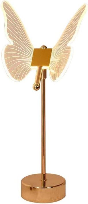 Lampara Portatil Mesa Moderna Mariposa Led USB Lau-2