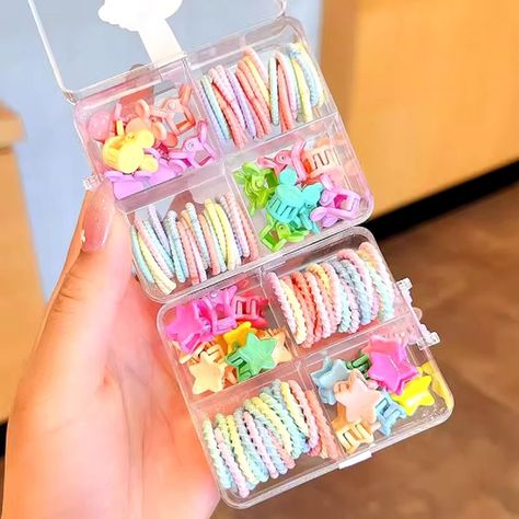 Set de 5 Pack Gomas Pinzas Elásticas Niñas Coleteros Jhn-3
