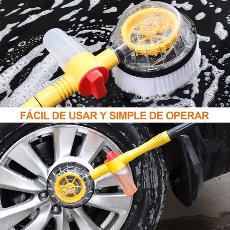 Cepillo Limpieza Auto Dispensador Lavado Automático Rondon-2