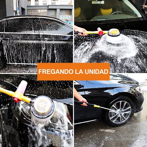 Cepillo Limpieza Auto Dispensador Lavado Automático Rondon-4