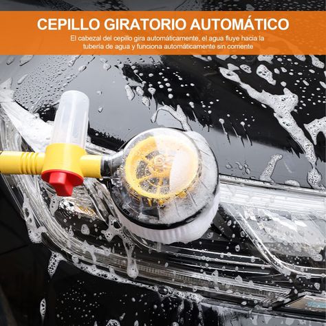 Cepillo Limpieza Auto Dispensador Lavado Automático Rondon-5
