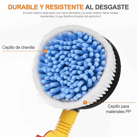 Cepillo Limpieza Auto Dispensador Lavado Automático Rondon-6