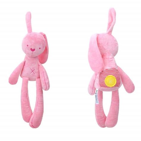 Set 2 Peluche Conejo Elefante Adorable Decoracion Niños Lau-0