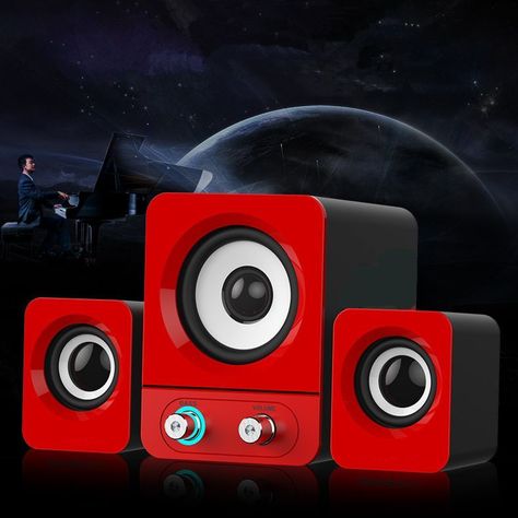 Altavoz Computadora Escritorio USB Portátil Rondon-3