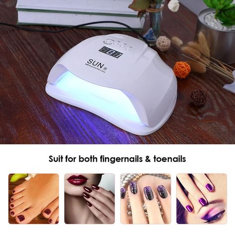 Lampara LED Ultravioleta 54W SunX Manicure Gel Secado Lau-2