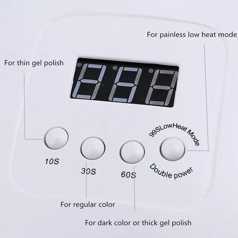 Lampara LED Ultravioleta 54W SunX Manicure Gel Secado Lau-7
