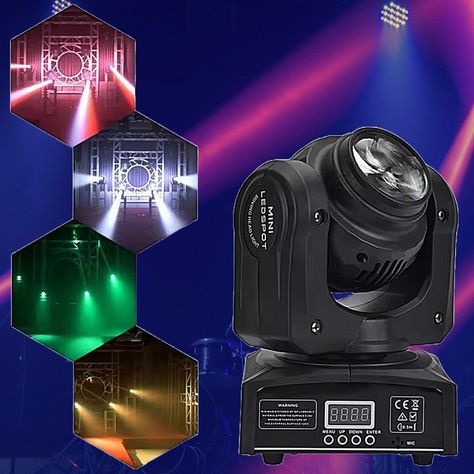 Luz Escenario Doble Cara Luces Cabeza móvil Indicador Rondon-9