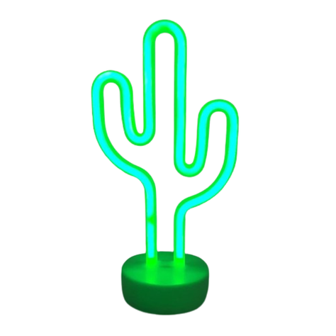 Lampara Cactus Decoracion Escritorio Niños Portati USB Lau-0