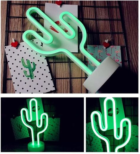 Lampara Cactus Decoracion Escritorio Niños Portati USB Lau-4